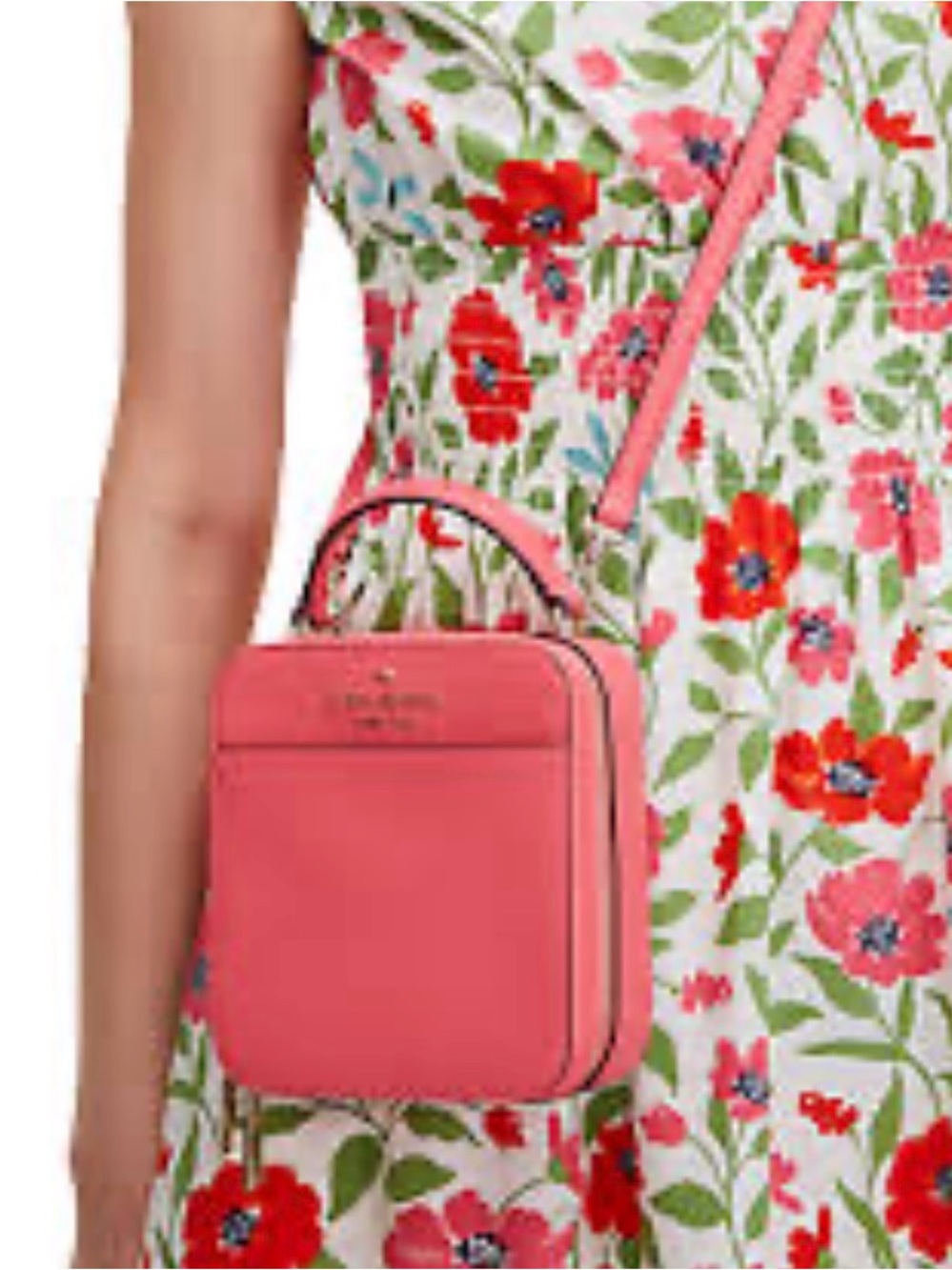 kate spade Daisy Vanity Pink Structured Crossbody Top-Handle Bag - OS